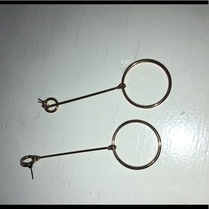 Gold drop earrings